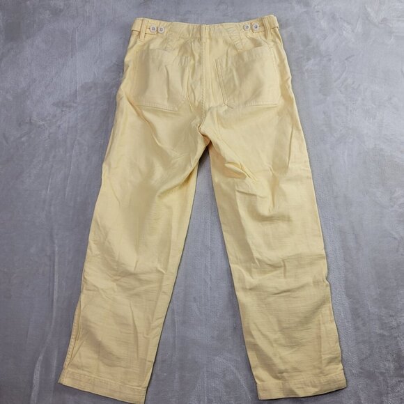 Madewell Yellow Griff Fatigue Women's Straight Leg Pants | Size 27 - Picture 11 of 11
